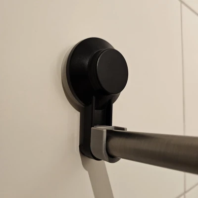 Gá giữ thanh IKEA Tisken, Giá treo rèm phòng tắm