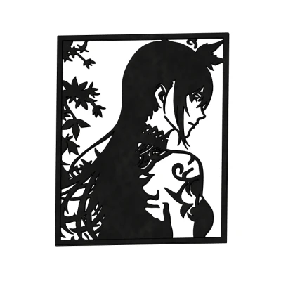 Tranh Treo Tường Cô Gái 2D