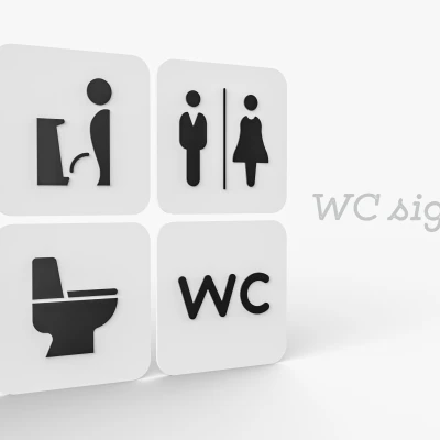 Biển báo nhà vệ sinh / Biểu tượng WC