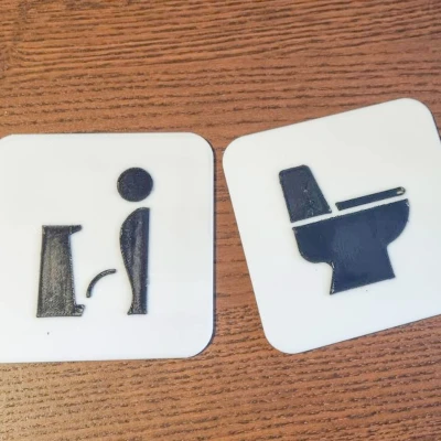 Biển báo nhà vệ sinh / Biểu tượng WC