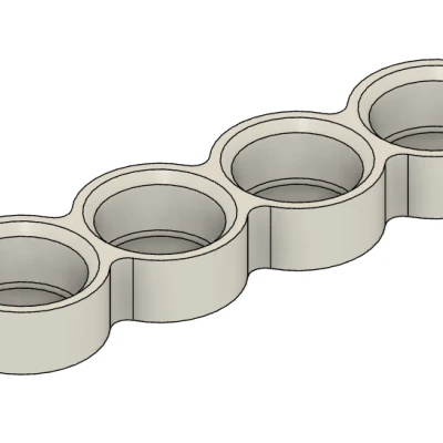 Giá đỡ chai thí nghiệm v3 - Tròn