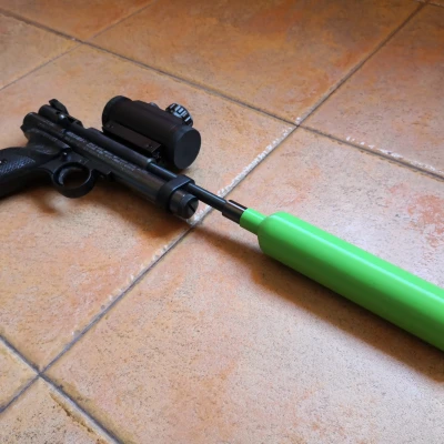 Ống giảm thanh ren 1/2 UNF cho Crosman 22xx, 2300 và Air Gun khác