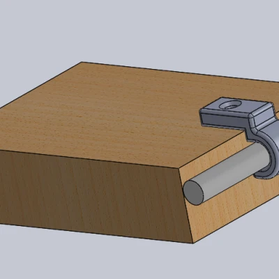 Kẹp cáp gắn cạnh