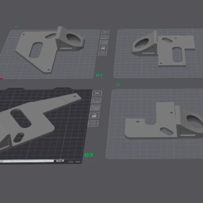 Chân Đế Ngoài Kiểu Bóng Squash Cho A1 Mini