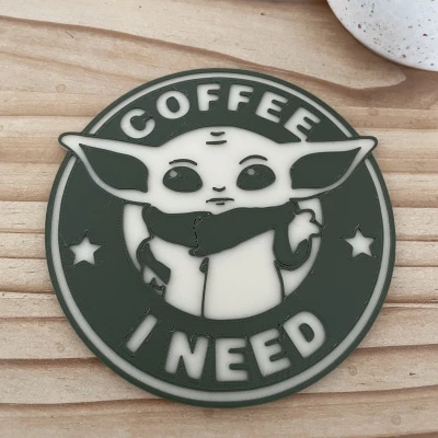 Đế Lót Ly Cà Phê Yoda Con Nhỏ