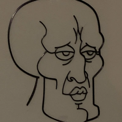 Tranh Treo Tường Squidward Đẹp Trai