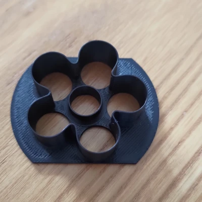 Khuôn Cắt Bánh Quy Hình Bông Hoa - Có Dụng Cụ Nhấn