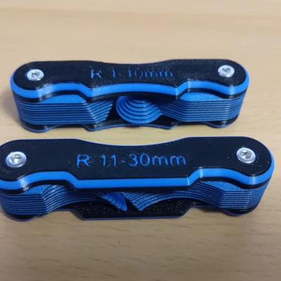 Thước Đo Bán Kính 1-10mm & 11-30mm