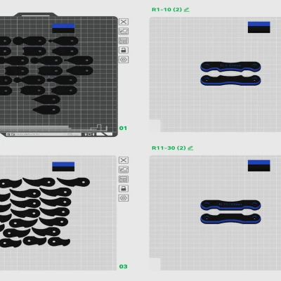 Thước Đo Bán Kính 1-10mm & 11-30mm