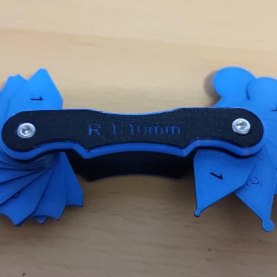 Thước Đo Bán Kính 1-10mm & 11-30mm