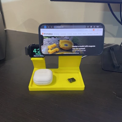 Đế Sạc Không Dây Apple iPhone & Watch