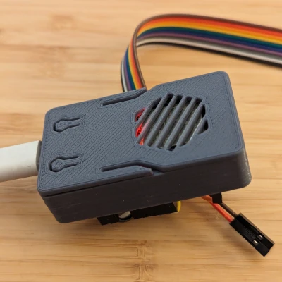 Hộp có nắp, khoét lỗ cho ESP32-WROOM-32 (USB-C)