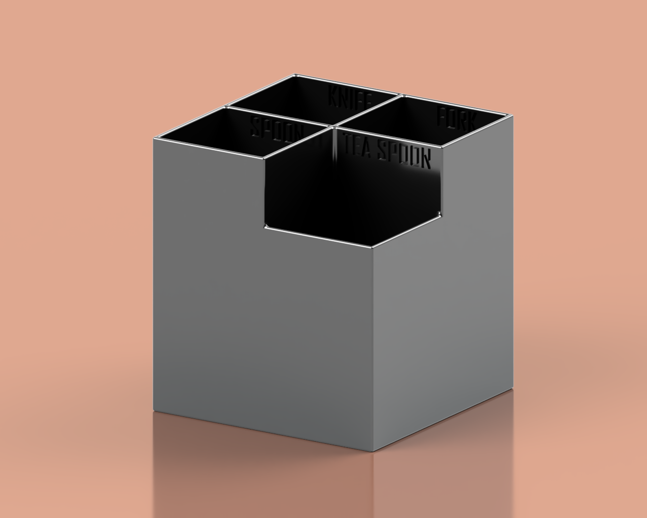 KHAY ĐỰNG DAO MUỖNG NĨA TỐI GIẢN