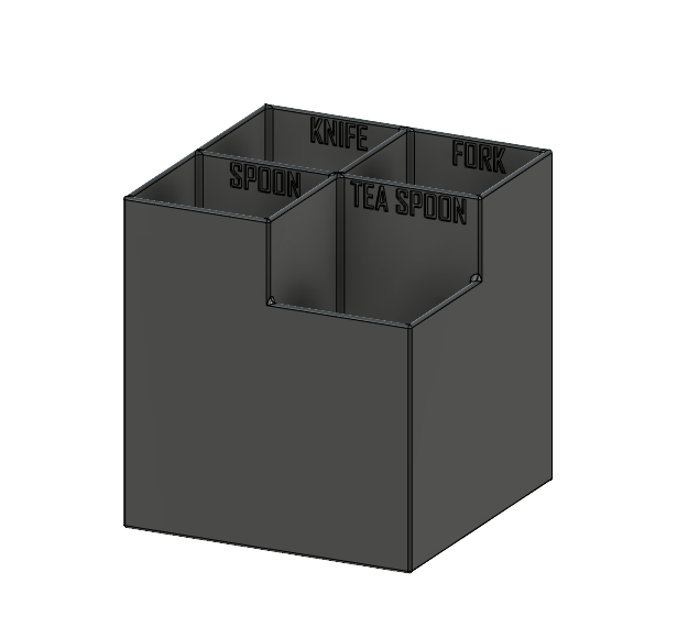 KHAY ĐỰNG DAO MUỖNG NĨA TỐI GIẢN