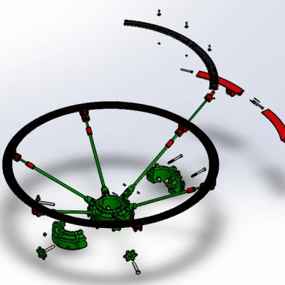 Tàu Chạy Trên Cây Thông Noel L2 (Phiên Bản In 3D)