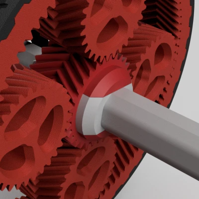 Bánh Xe Tập Thể Dục Hành Tinh (File Step và 4 độ hở khác nhau)