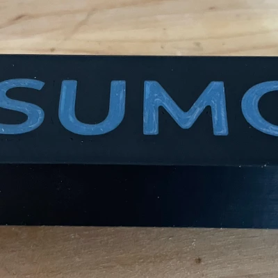 Biển tên Sumo có hai đầu công cụ