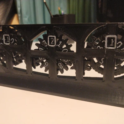 Đồ chơi bàn làm việc cơ khí Bộ đếm số (Mechanical Counter desktoy)