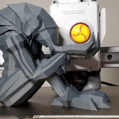 Đèn Báo Extruder Lấy Cảm Hứng Từ Metroid Morph Ball Cho Bambu A1/Mini