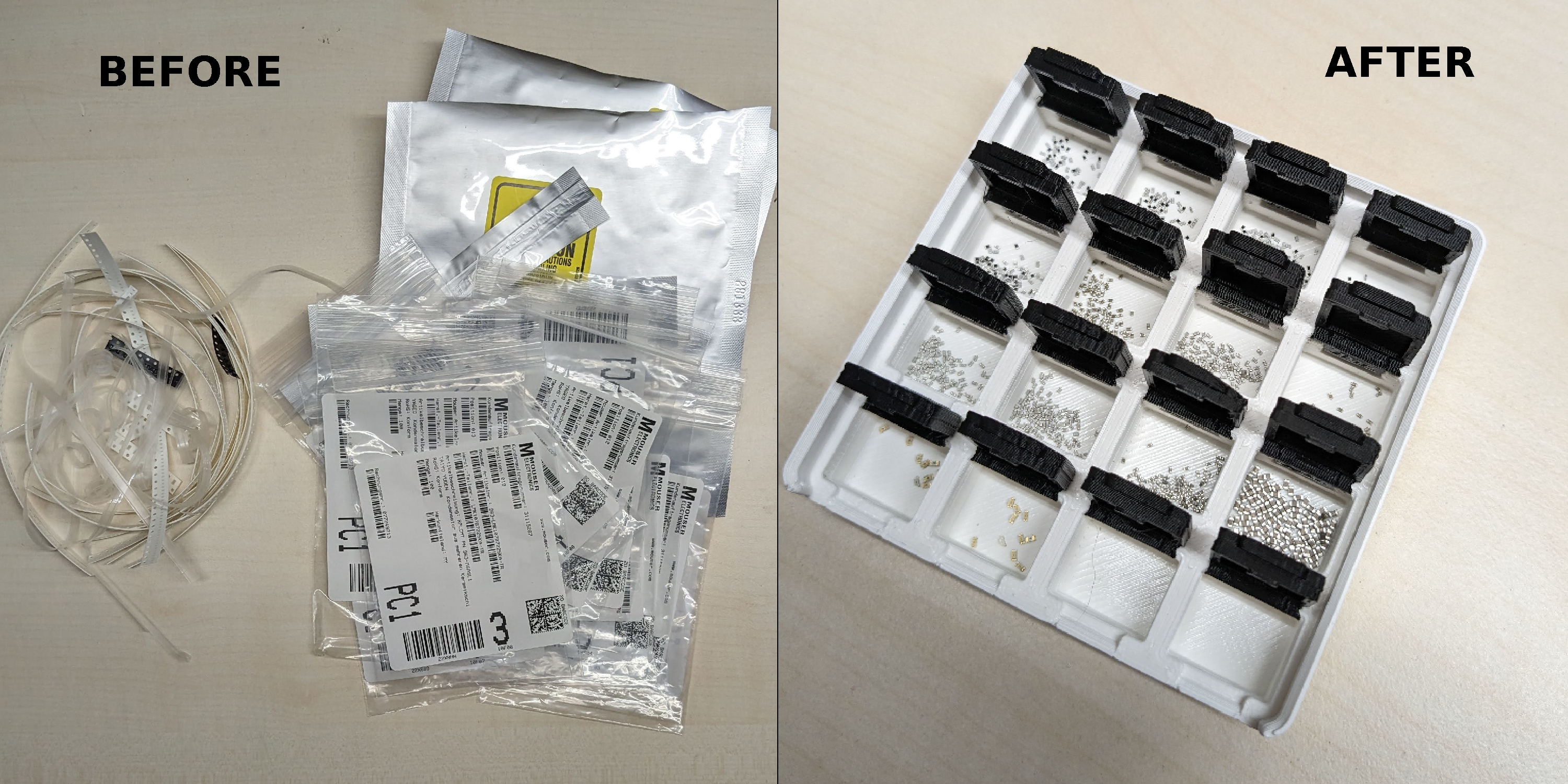 Hộp Đựng Linh Kiện SMD Gridfinity