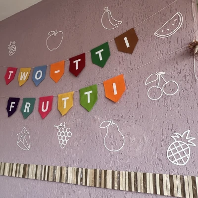 Trang trí viền quả cây