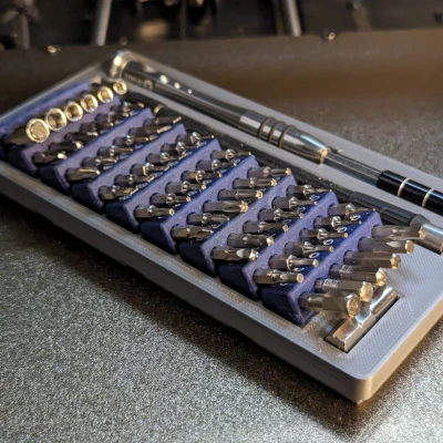 Khay Gridfinity cho Tua Vít iFixit 54 Bit