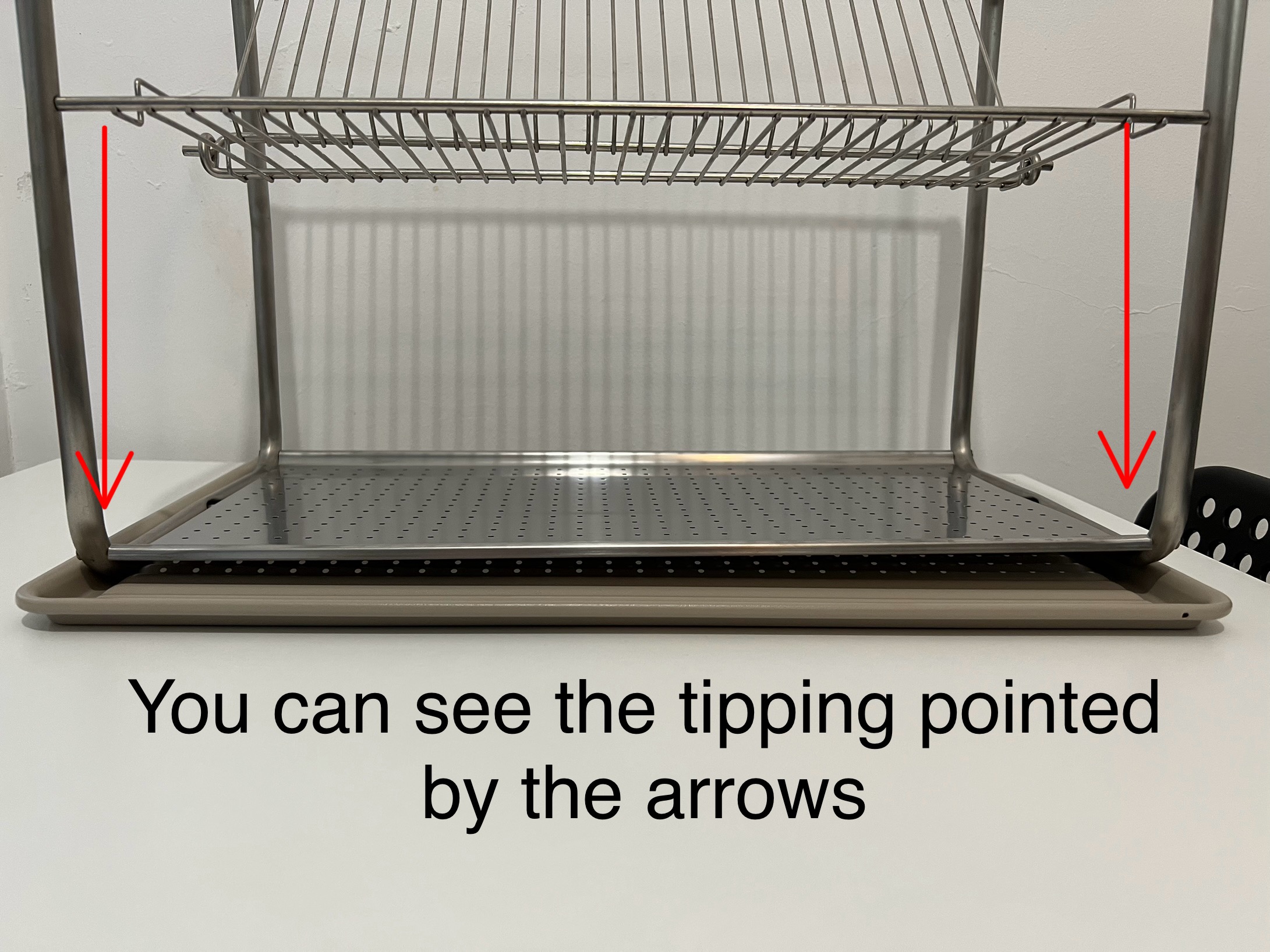 Chân đế rổ úp chén ORDNING cho khay VALVARDAD. IKEA ORDNING.