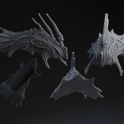 Nón Bảo Hiểm Xenomorphic Alien