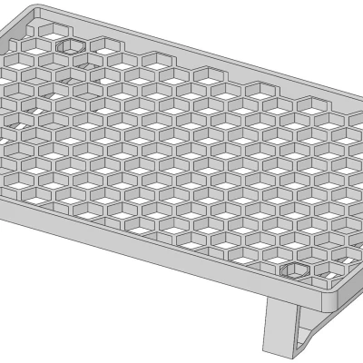 Khay Lục Giác T1 - Bàn/Kệ Đựng Đồ Tắm Cho Phòng Tắm Nhà Bạn