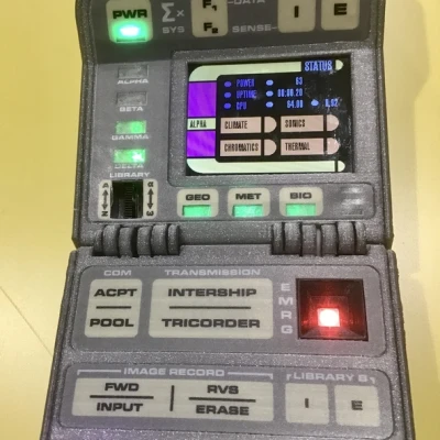 Star Trek Next Generation Tricorder - TR-580 v1 (arduino)
