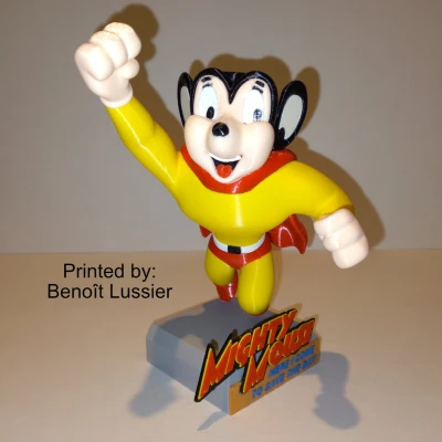 Mô hình 3D Mighty Mouse anh hùng