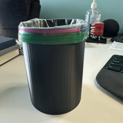 Thùng Rác Mini Ziploc Cho Xe Hơi/Bàn Làm Việc/V.v.