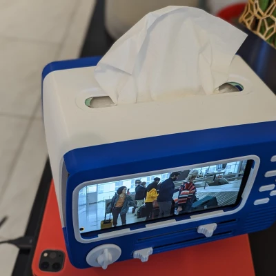 Chân Điện Thoại Hộp Giấy Ăn Kiểu TV