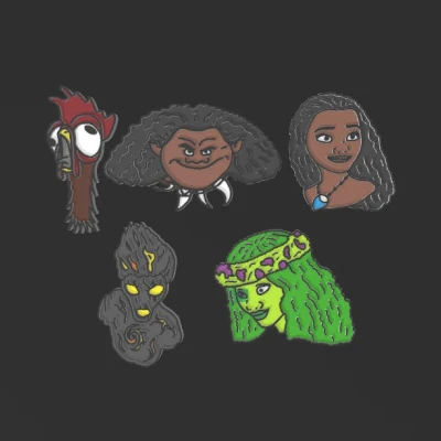 Huy Hiệu Disney Moana