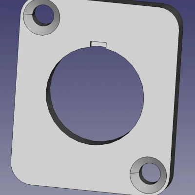 Khớp nối Deltron Midi cho lỗ D Neutrik