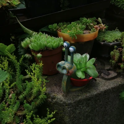 Chậu Hoa Hình Ốc Sên Dễ Thương