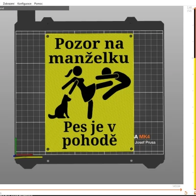 Biển Báo Cảnh Báo - Nhiều Phiên Bản, Tiếng Séc và Tiếng Anh