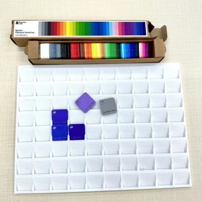 Giá đỡ thẻ mẫu filament trưng bày máy in Bambu Lab