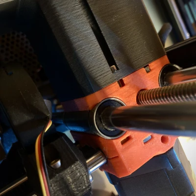 Prusa Mini mod extruder giữa tâm - Lever Remix