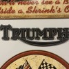 Logo Triumph - Tranh treo tường xe máy cổ điển - Thumbnail 1