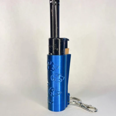 Vỏ Bật Lửa Clipper - In Hình Akatsuki (Có lỗ châm gas/Móc khóa)