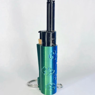 Vỏ Bật Lửa Clipper - In Hình Akatsuki (Có lỗ châm gas/Móc khóa)