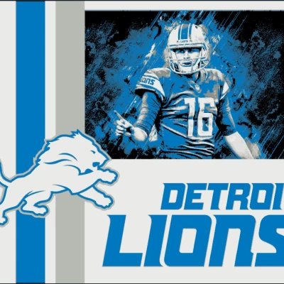 Hueforge - Detroit Lions - Jared Goff