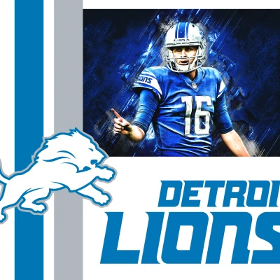 Hueforge - Detroit Lions - Jared Goff
