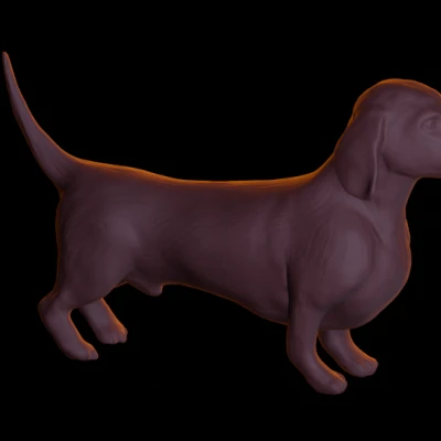 Mô hình Dachshund Remix