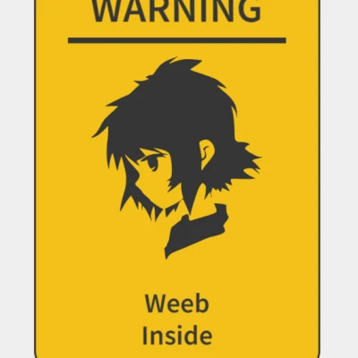 Biển cảnh báo - Weeb - Nữ