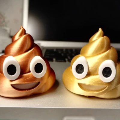 Mô hình 3D Biểu tượng Cục Phân (Pile of Poo Emoji U+1F4A9)