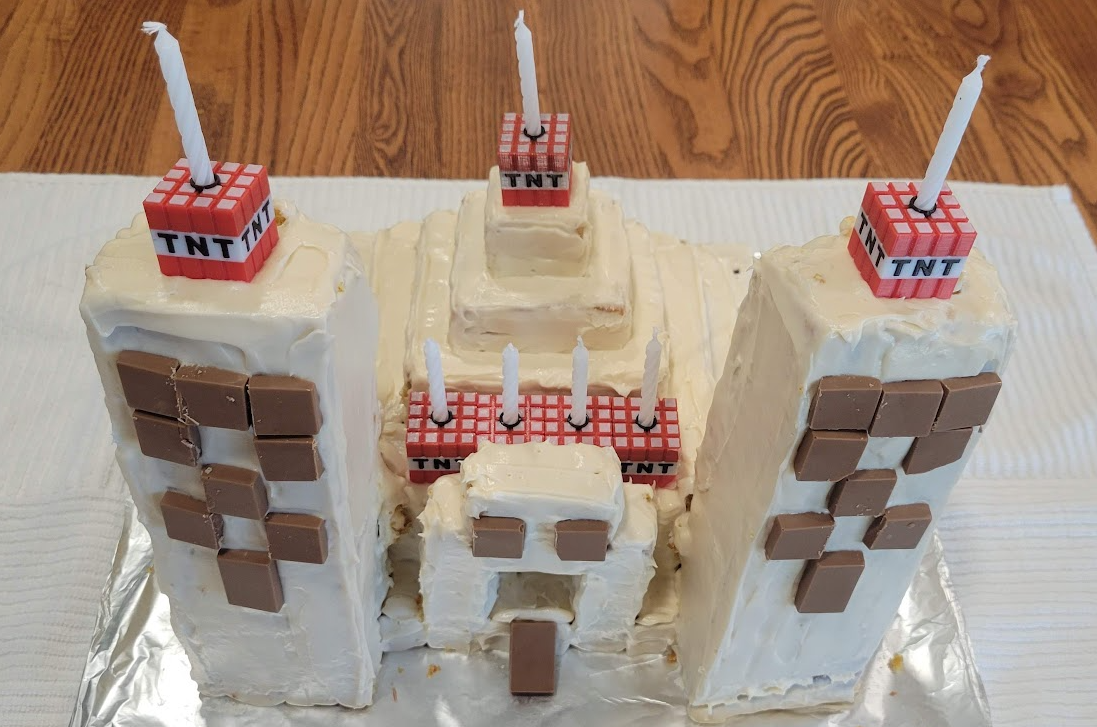 Đế nến TNT Minecraft (đa màu)