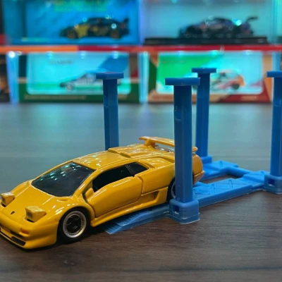 Cầu Nâng Xe Hot Wheels & Tỷ Lệ 1/64