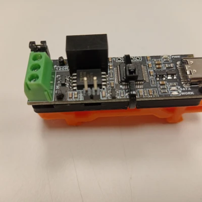 Giá đỡ DIN Rail cho CANable Pro 2.0